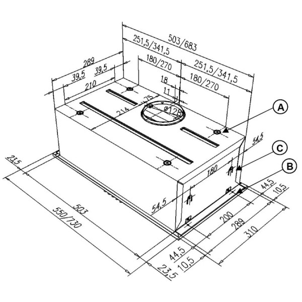 Витяжка Teka GFH 55 silver Витяжка Teka GFH 55 silver
