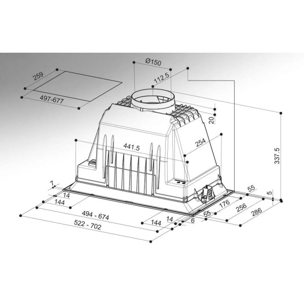 Витяжка Faber Inka Plus HCS BK 52 black