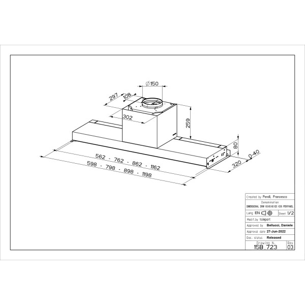 Витяжка Faber In-Nova Premium A60/2 white mat Витяжка Faber In-Nova Premium A60/2 white mat