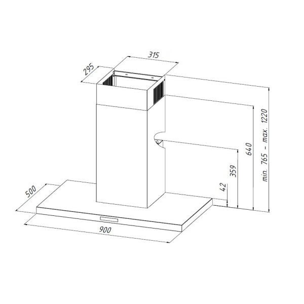 Витяжка Akpo WK-9 Feniks Slim 90 white Витяжка Akpo WK-9 Feniks Slim 90 white
