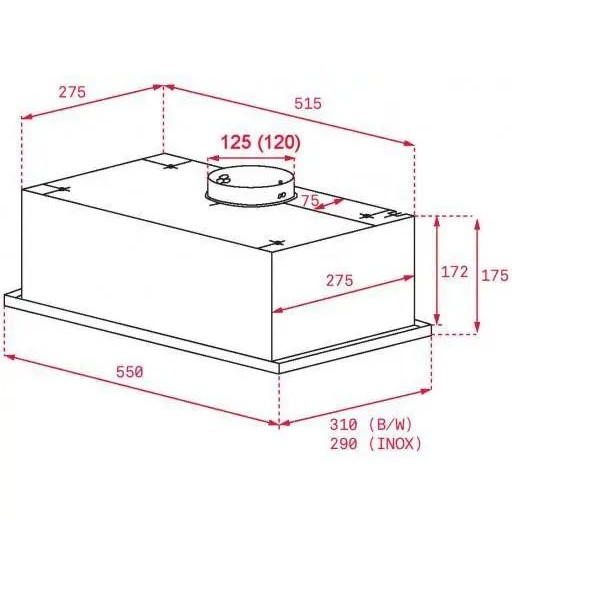 Витяжка Teka GFG2 Glass White white Витяжка Teka GFG2 Glass White white