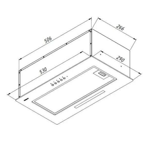 Витяжка Akpo WK-7 Micra Glass 60 white Витяжка Akpo WK-7 Micra Glass 60 white