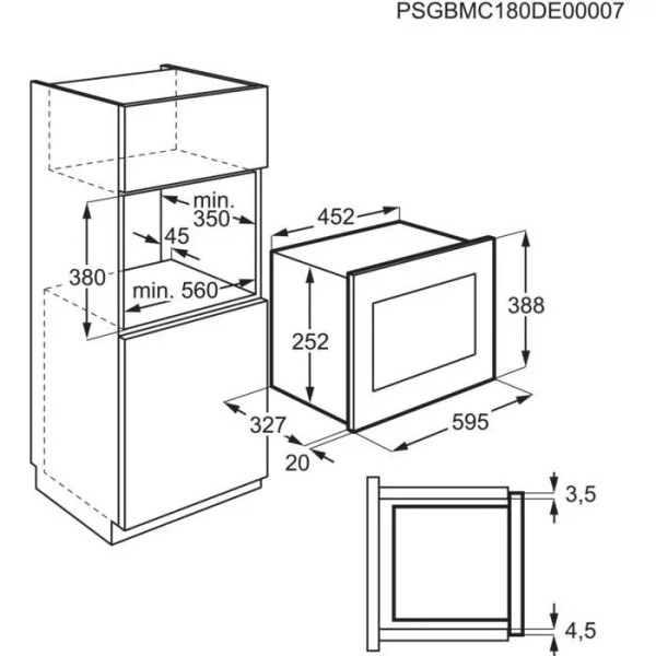 Мікрохвильова піч Electrolux 300 LMS2203EMX Мікрохвильова піч Electrolux 300 LMS2203EMX