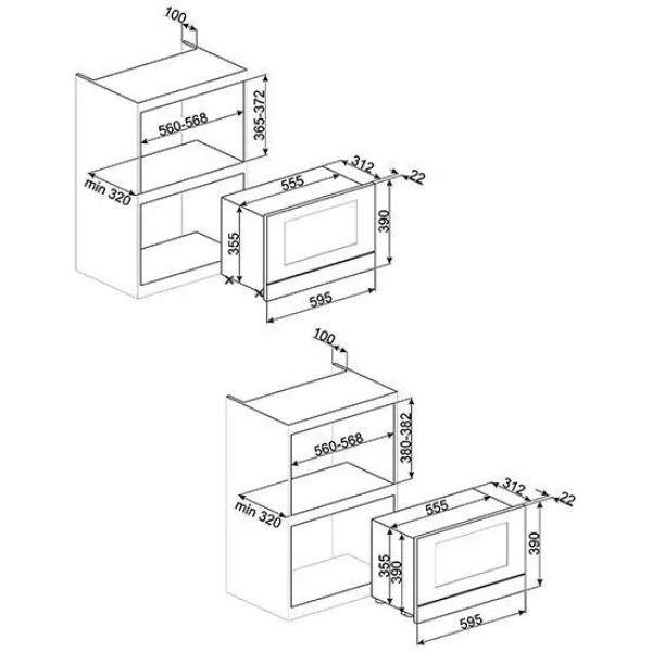 Мікрохвильова піч Smeg Coloniale MP822PO Grill Мікрохвильова піч Smeg Coloniale MP822PO Grill