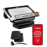 Електричний гриль Tefal OptiGrill GC716D12 Автоматичні програми Форма для вафель