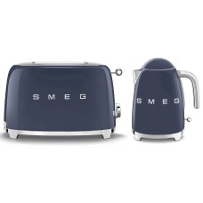Комплект Smeg KLF03NBEU 1.7 л 2400 Вт + TSF01NBEU