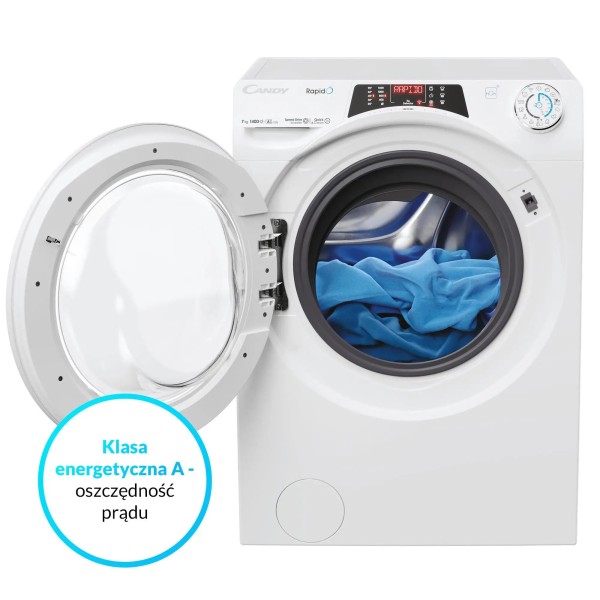 Пральна машина Candy RapidO RO4 476DWM7/1-S Slim 7кг 1400об/хв