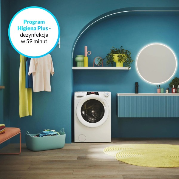 Пральна машина Candy RapidO RO4 476DWM7/1-S Slim 7кг 1400об/хв