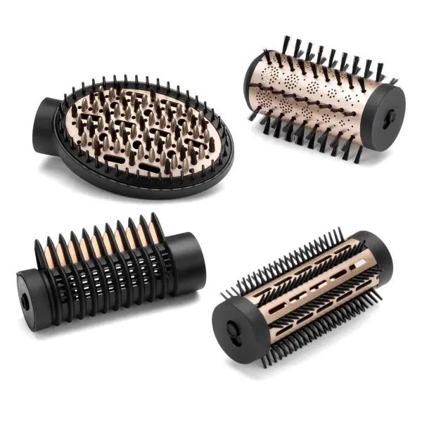 BaByliss Big Hair Luxe AS970E Фен і бігуді 650 Вт Ротаційна іонізація Холодне повітря Діаметр щітки 38 мм 50 мм 2 рівні температури
