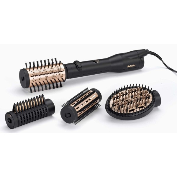 BaByliss Big Hair Luxe AS970E Фен і бігуді 650 Вт Ротаційна іонізація Холодне повітря Діаметр щітки 38 мм 50 мм 2 рівні температури