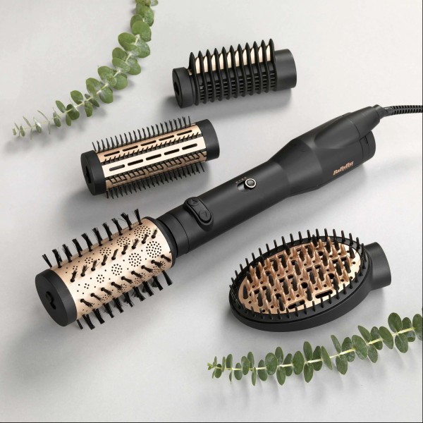 BaByliss Big Hair Luxe AS970E Фен і бігуді 650 Вт Ротаційна іонізація Холодне повітря Діаметр щітки 38 мм 50 мм 2 рівні температури