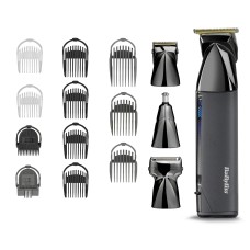 Тример BaByliss Super-X Metal Black Edition MT991E 15 насадок 300 хв