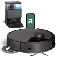 Робот-прибиральник  iRobot Roomba Plus 505 Combo  Функція миття Станція прибирання Створення карти кімнати 68 дБ чорний