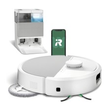 Робот-прибиральник  iRobot Roomba Plus 505 Combo  Функція миття Станція прибирання Створення карти кімнати 68dB білий