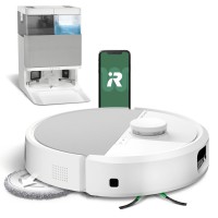 Робот-прибиральник  iRobot Roomba Plus 505 Combo  Функція миття Станція прибирання Створення карти кімнати 68dB білий