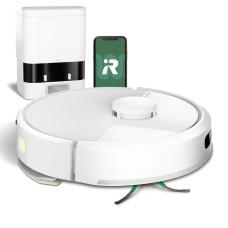 Робот-прибиральник  iRobot Roomba 105 Combo  Функція миття Станція прибирання Створення карти кімнати 68dB білий