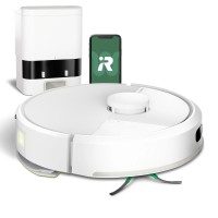 Робот-прибиральник  iRobot Roomba 105 Combo  Функція миття Станція прибирання Створення карти кімнати 68dB білий