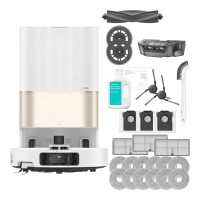 Робот-пилосос з вологим прибиранням Dreame X40 Ultra Complete White