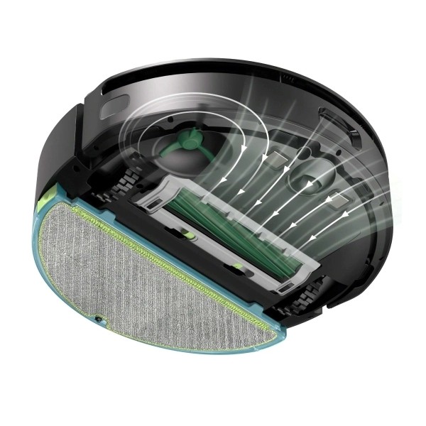Робот-прибиральник iRobot Roomba 205 DustCompactor Combo Функція миття Створення карти кімнати 68 дБ чорний