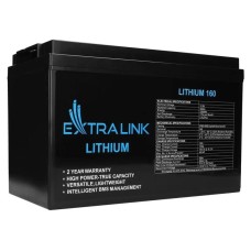 Фотоелектричні акумулятори Extralink LiFePO4 160AH | Акумулятор | 12.8V, BMS