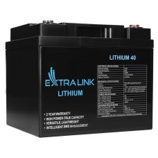 Фотоелектричні акумулятори Extralink LiFePO4 40AH | Акумулятор | 12.8V, BMS