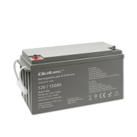 Акумулятор Qoltec AGM | 12 В | 150 Аг | макс. 2250 А | 40,1 кг