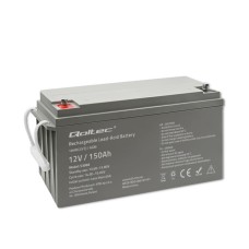 Акумулятор Qoltec AGM | 12 В | 150 Аг | макс. 2250 А | 40,1 кг