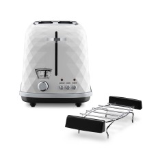 Тостер DeLonghi Brillante CTJ 2103.W 900 Вт