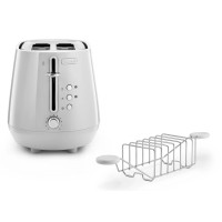 Тостер DeLonghi Eclettica CTY2103.W Решітка для булочок Розморожування 900 Вт