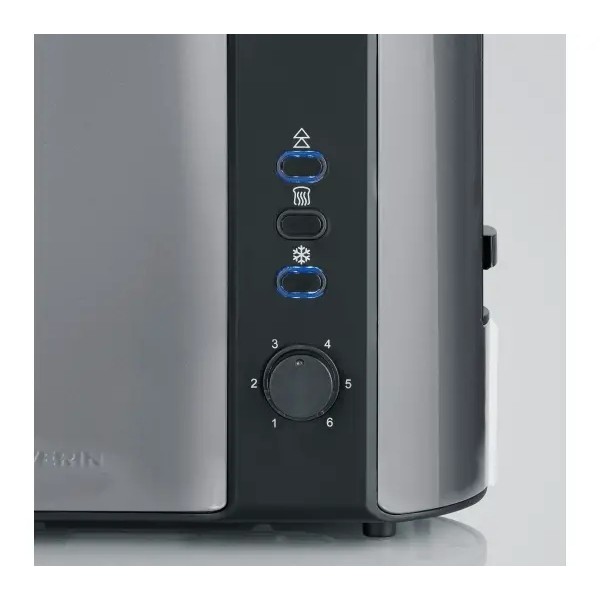 Severin AT 9573 Тостер Решітка для хліба Розморожування 800W