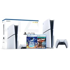 Консоль Sony PlayStation 5 Slim D Chassis (PS5) 1 ТБ з накопичувачем + Astro Bot + спеціальне видання Star Wars Outlaws