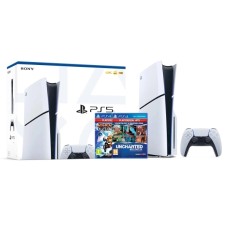 Консоль Sony PlayStation 5 Slim D Chassis (PS5) 1 ТБ з Drive + Ratchet & Clank + Uncharted: The Nathan Drake Collection