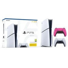 Консоль Sony PlayStation 5 D Chassis (PS5) 1TB з накопичувачем + додаткова колодка (рожевий)