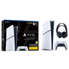 Консоль Sony PlayStation 5 Digital D Chassis (PS5) 1TB + навушники PULSE 3D (чорні)