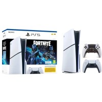 Консоль Sony PlayStation 5 Slim D Chassis (PS5) 1 ТБ з приводом Fortnite Cobalt + DualSense Edge Pad