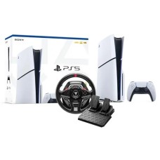 Консоль Sony PlayStation 5 D Chassis (PS5) 1TB з приводом + кермо Thrustmaster T128