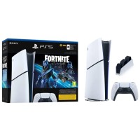 Консоль Sony PlayStation 5 Digital Slim D Chassis (PS5) 1 ТБ Fortnite Cobalt + зарядна станція DualSense