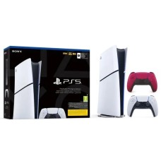 Консоль Sony PlayStation 5 Digital D Chassis (PS5) 1TB + додаткова панель (червона)