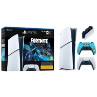 Sony PlayStation 5 Digital Slim D Chassis (PS5) 1TB Fortnite Cobalt Console + додатковий Fortnite Pad + зарядна станція