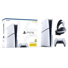 Консоль Sony PlayStation 5 D Chassis (PS5) 1TB з приводом + навушники PULSE Elite