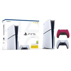 Консоль Sony PlayStation 5 D Chassis (PS5) 1TB з накопичувачем + додаткова колодка (червона)