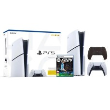 Консоль Sony PlayStation 5 D Chassis (PS5) 1TB з накопичувачем + додаткова колодка (чорна) + EA SPORTS FC 24