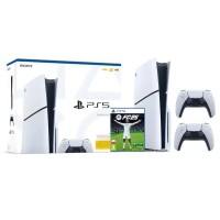 Консоль Sony PlayStation 5 Slim D Chassis (PS5) 1 ТБ з накопичувачем + додатковий Pad white + EA SPORTS FC 25