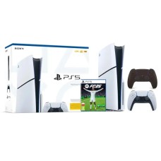 Sony PlayStation 5 Slim D Chassis (PS5) 1TB console with drive + Additional Pad black + EA SPORTS FC 25