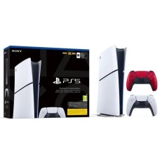 Консоль Sony PlayStation 5 Digital D Chassis (PS5) 1TB + додаткова панель (вулканічний червоний)