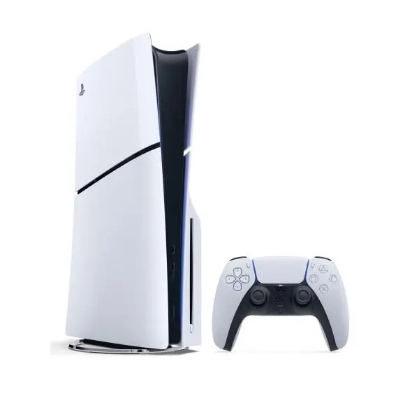 Консоль Sony PlayStation 5 Slim D Chassis (PS5) 1TB з накопичувачем + додатковий геймпад білий