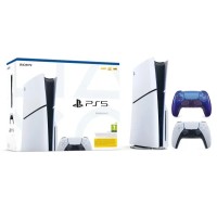 Консоль Sony PlayStation 5 Slim D Chassis (PS5) 1 ТБ з накопичувачем + додатковий Pad Chroma Indigo