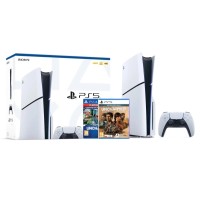 Консоль Sony PlayStation 5 Slim D Chassis (PS5) 1 ТБ з накопичувачем + Колекція Uncharted Nathan Drake + Колекція Legacy of Thieves