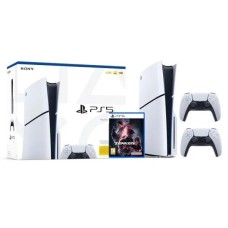 Консоль Sony PlayStation 5 Slim D Chassis (PS5) 1TB з приводом + додаткова накладка біла + Tekken 8