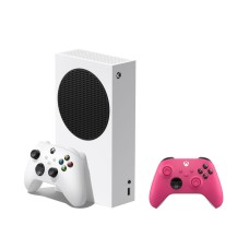 Microsoft Xbox Series S 512 ГБ + контролер Xbox Series - темно-рожевий